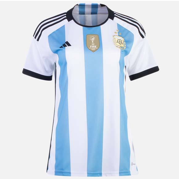 3 Star Fussballtrikots Argentinien Heim Damen 2022-2023